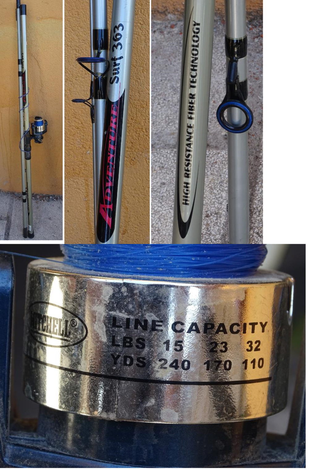 cannes &agrave; p&ecirc;che t&eacute;lescopiques Sports