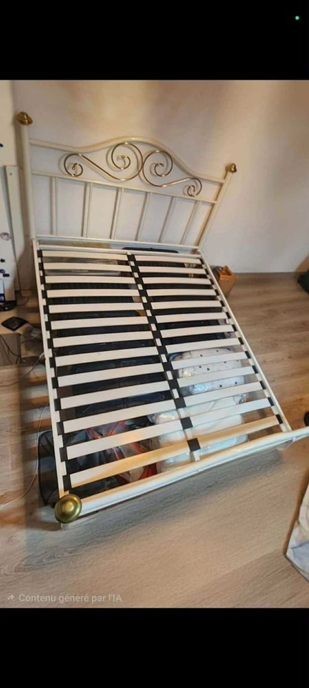 lit en fer forg&eacute; Meubles
