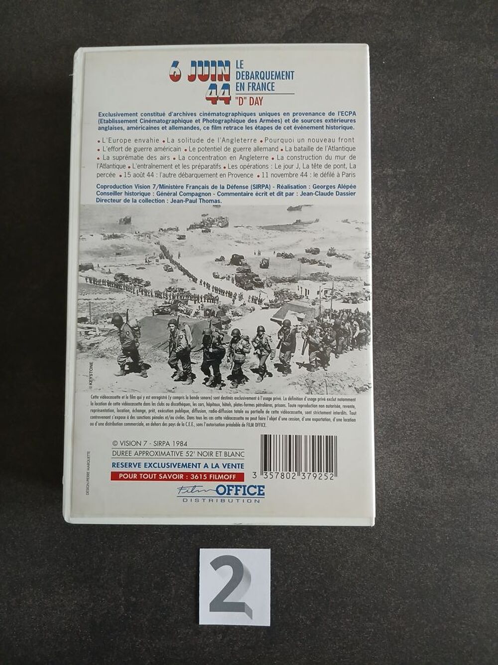 CASSETTES K7 VHS GUERRE 1939-1945 Photos/Video/TV