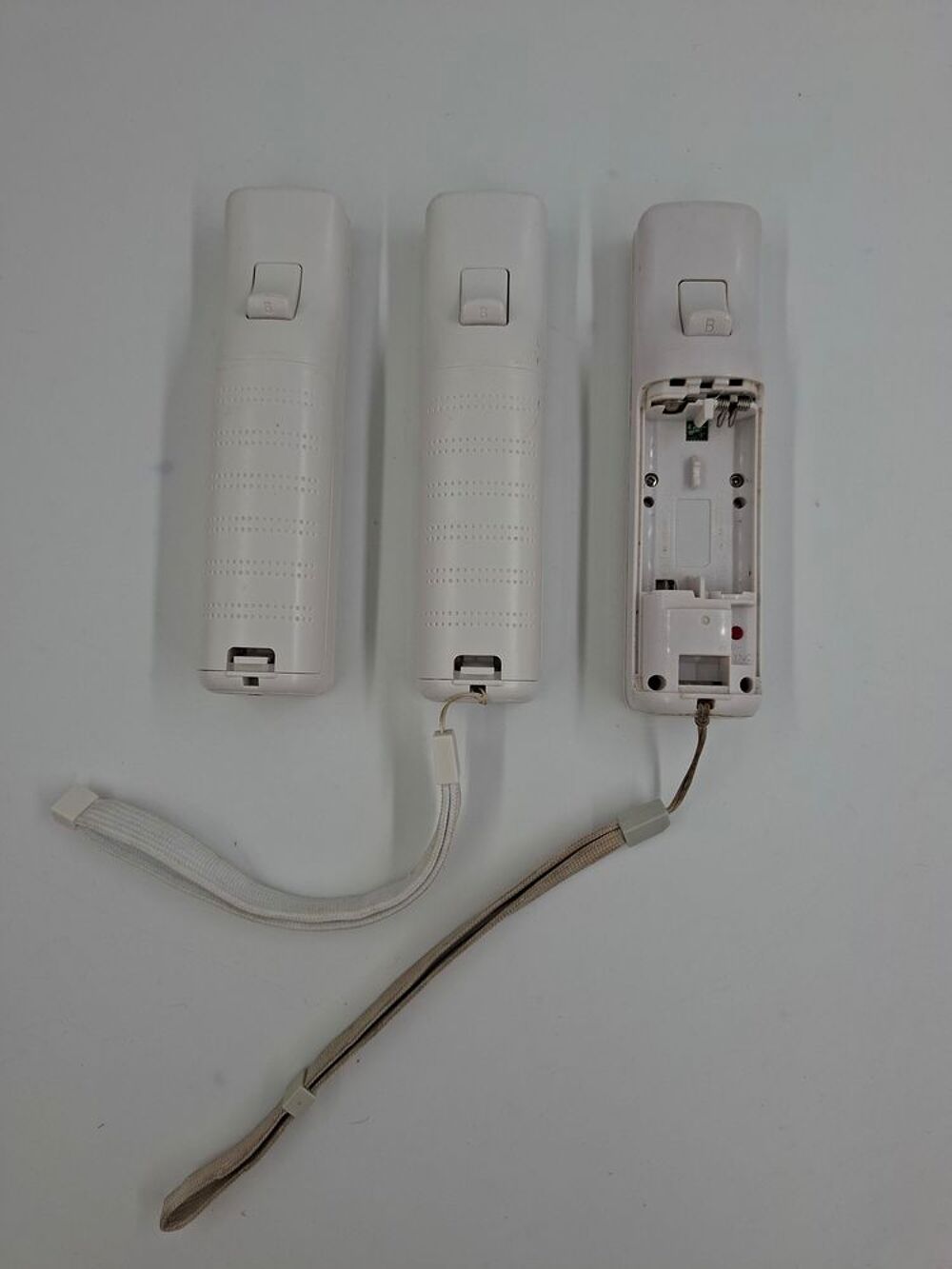 Lot de 3 manettes blanches pour Nintendo Wii Consoles et jeux vidéos