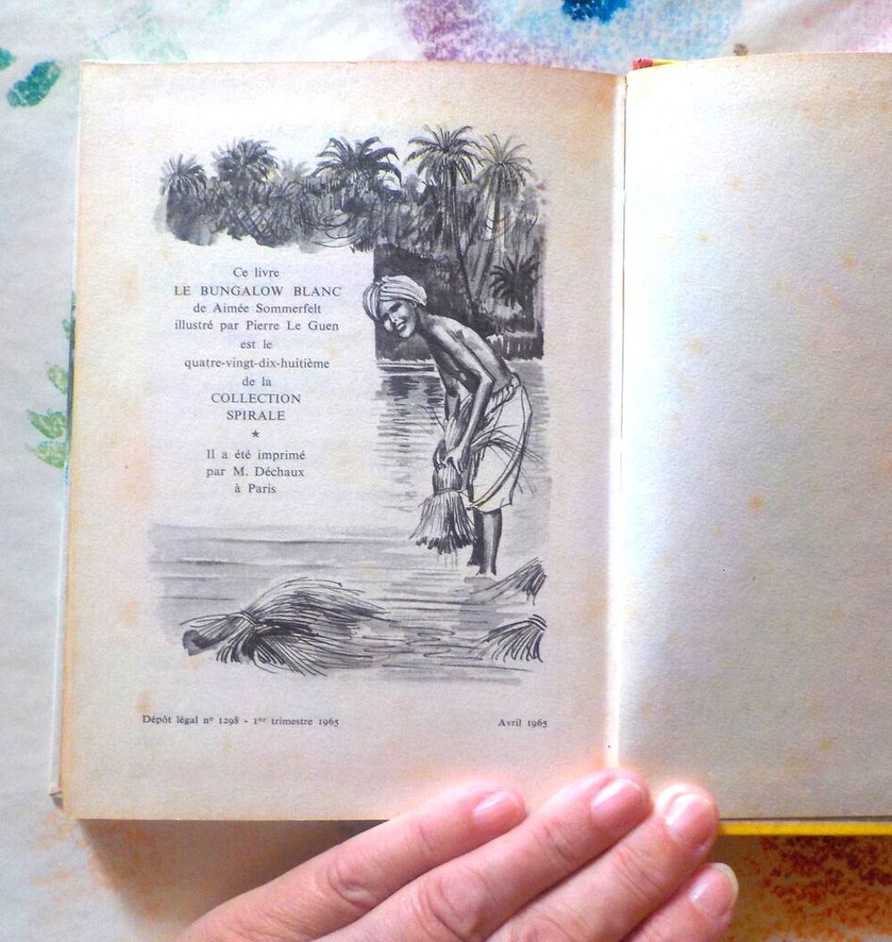 LE BUNGALOW BLANC de Aim&eacute;e SOMMERFELT Coll SPIRALE n&deg;398 Livres et BD