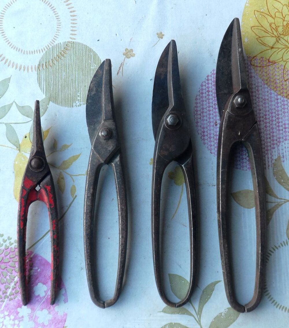 Cisailles - Outils anciens graiss&eacute;s mais dans leurs jus
Bricolage