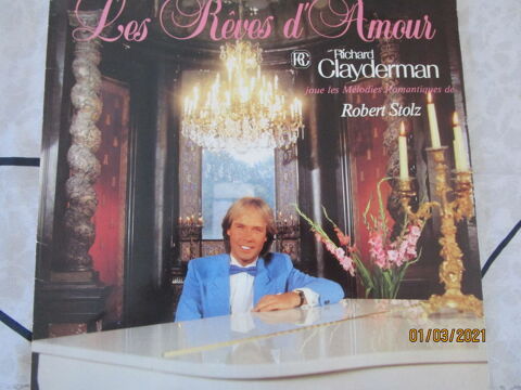 vinyle  rêves d'amour  de RICHARD CLAYDERMAN 19 Chanteloup-en-Brie (77)