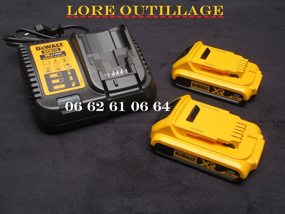 DeWALT - Batteries et chargeur NEUF Bricolage