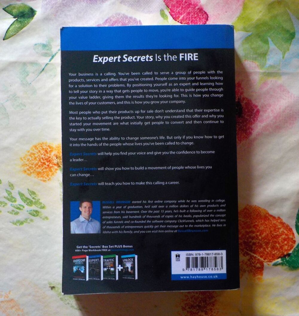 EXPERTS SECRETS Russell BRUNSON Ed. Hay House en ANGLAIS Livres et BD