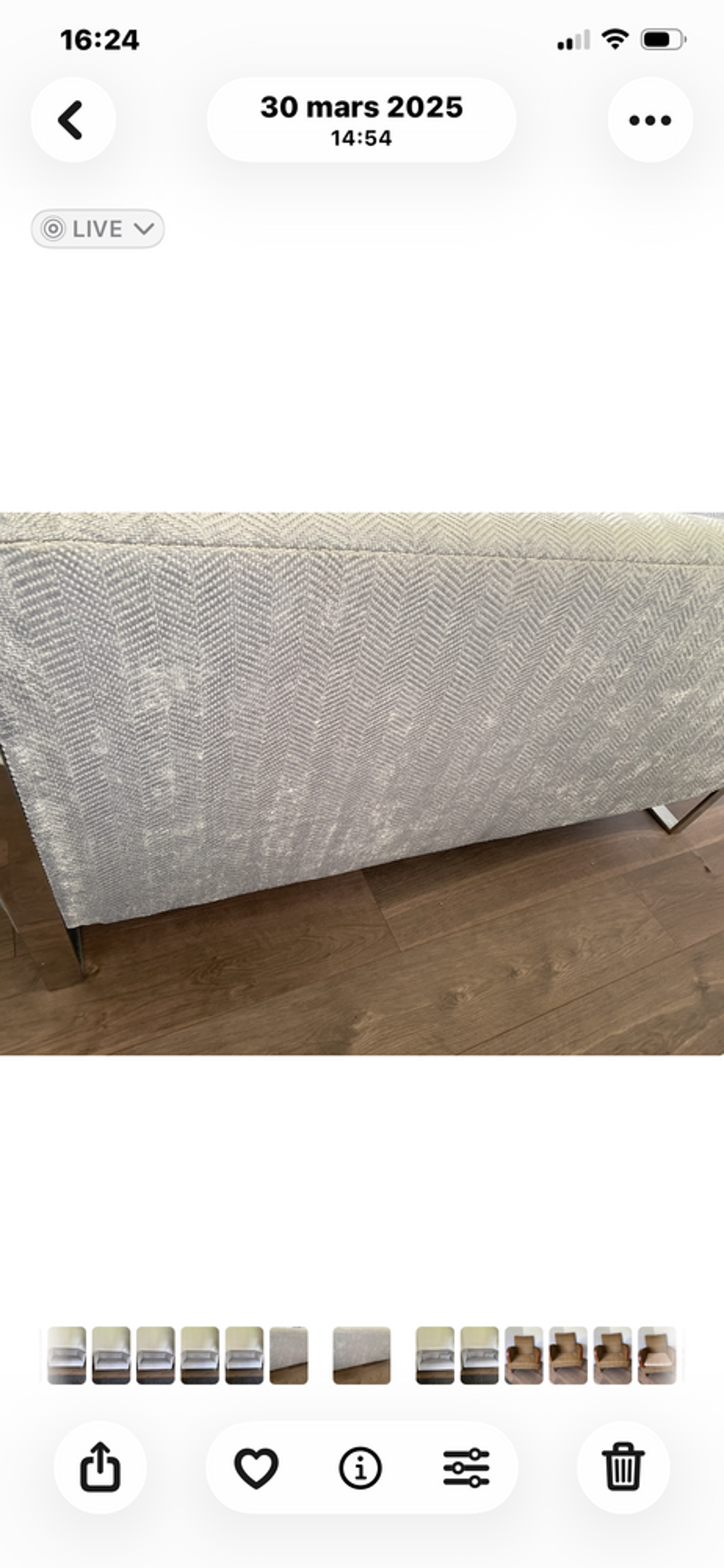 Canap&eacute; contemporain en tissu Meubles