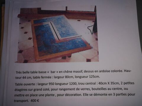Table basse 380 Lagny-sur-Marne (77)
