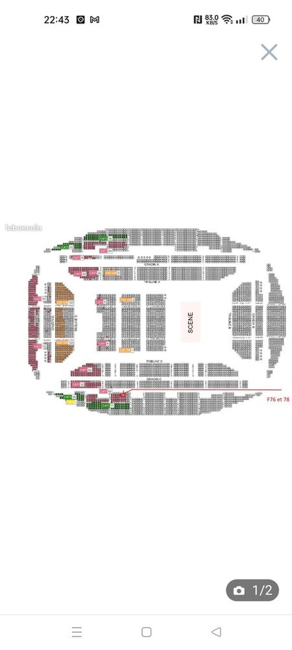 2 billets spectacle Redouane bougheraba Billetterie