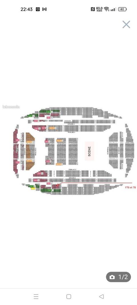 2 billets spectacle Redouane bougheraba 70 Chamb�ry (73)