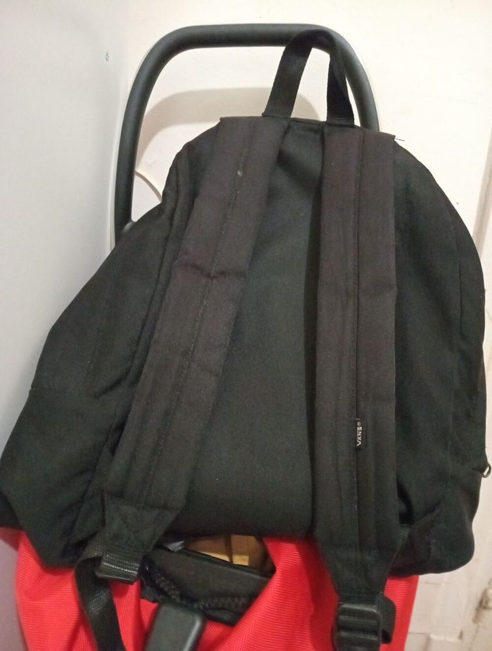 Sac &Agrave; Dos VANS Noir Maroquinerie