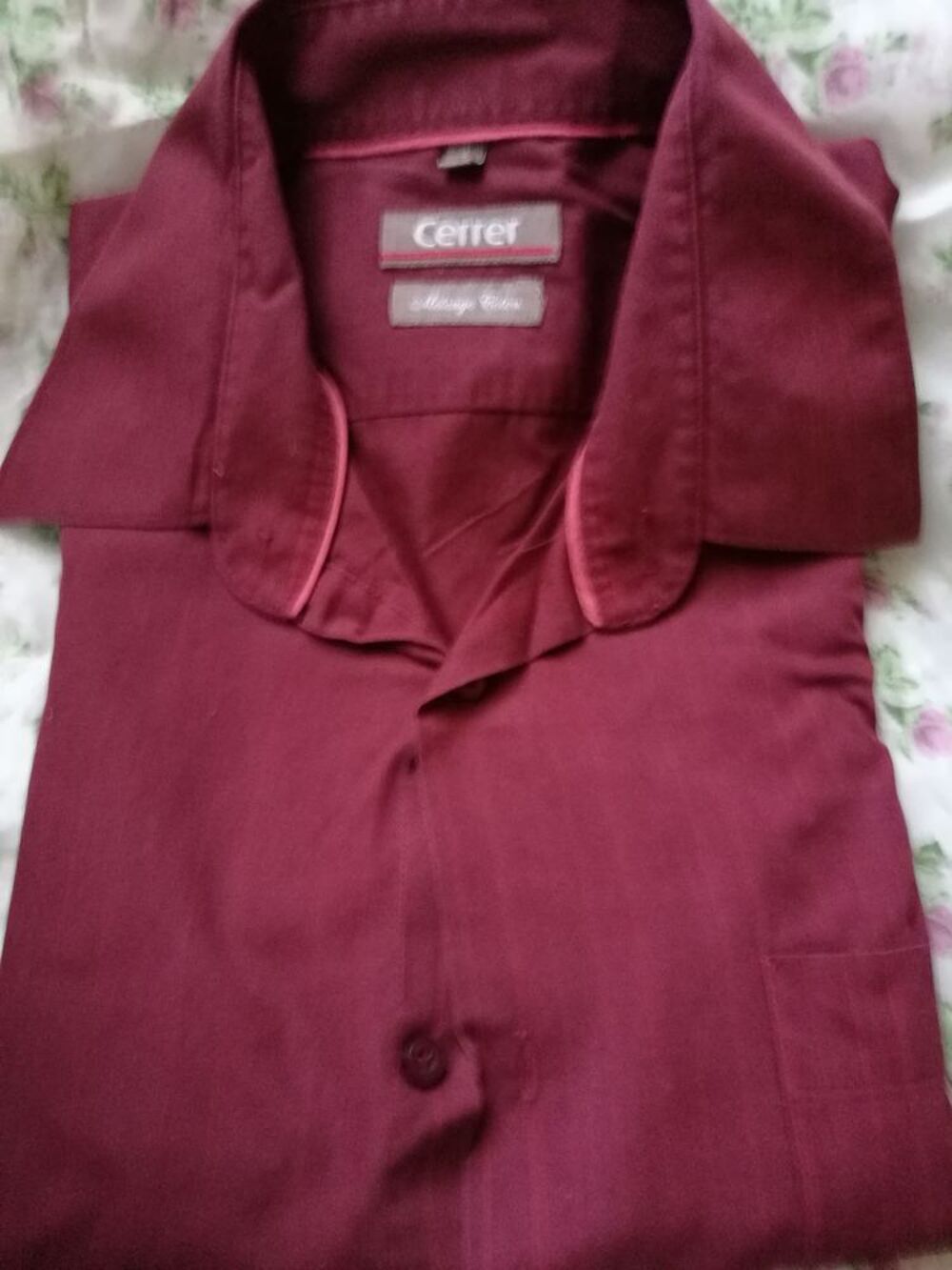 CHEMISE HOMME CERRER T 3 (m&eacute;lange coton) Vêtements