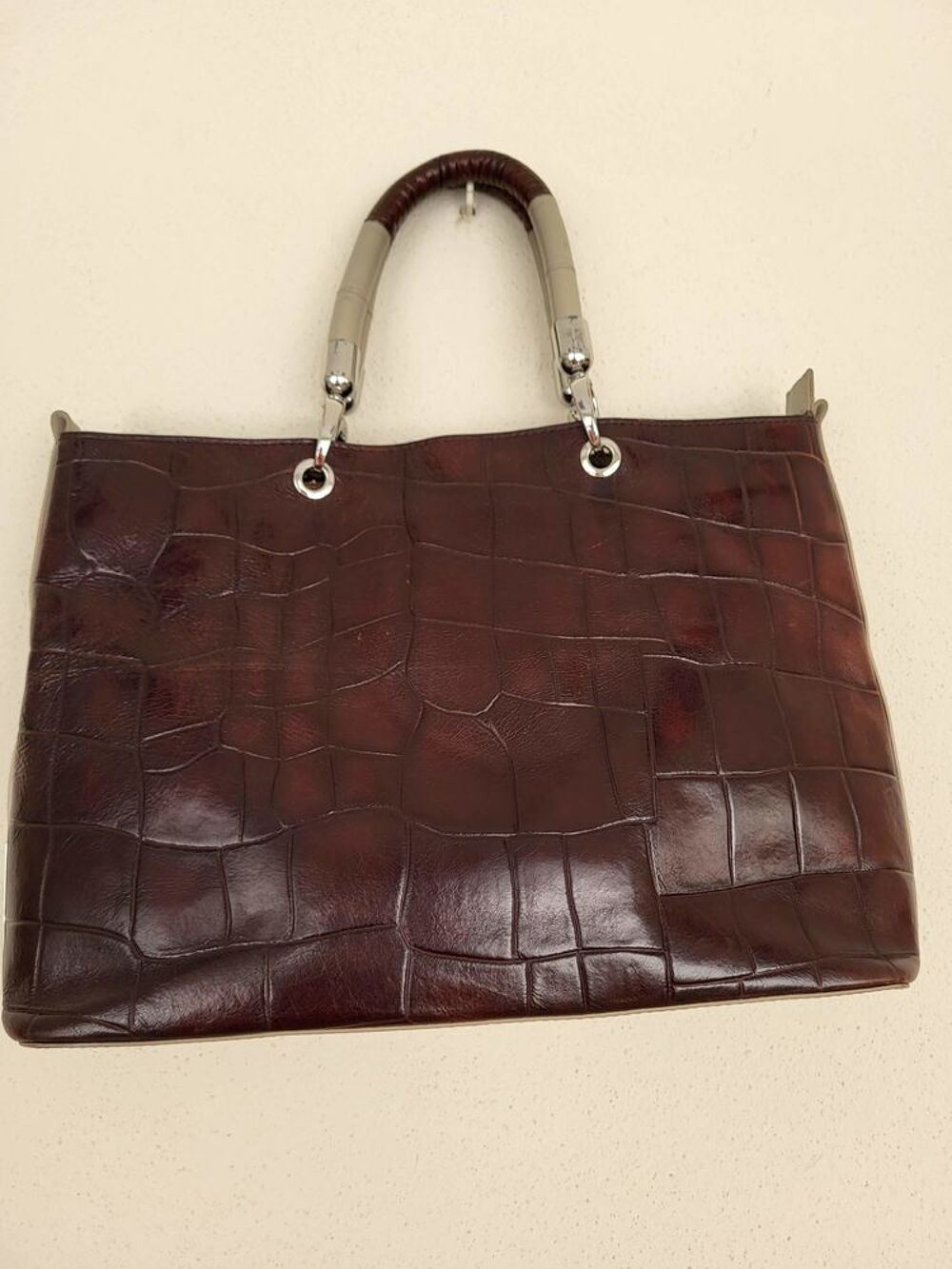 Sac &agrave; main cuir Maroquinerie