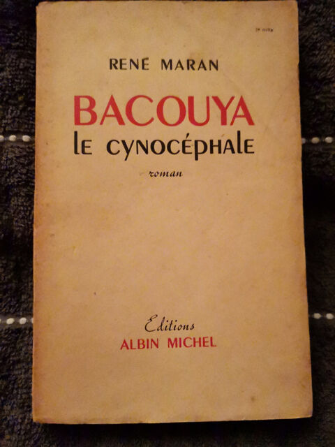 Bacouya : le cynocéphale : roman / René Maran 30 Pia (66)