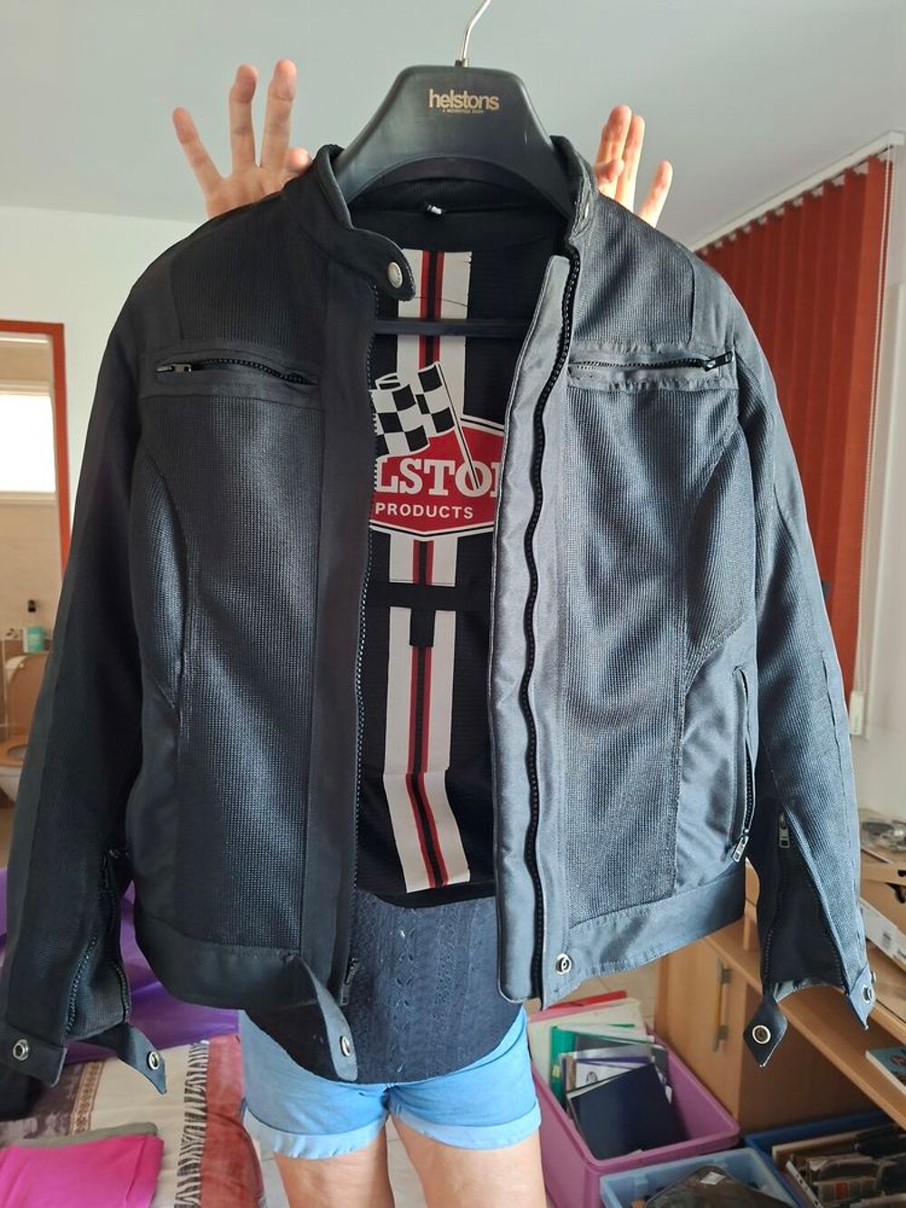Blouson moto femme HELSTON Vêtements