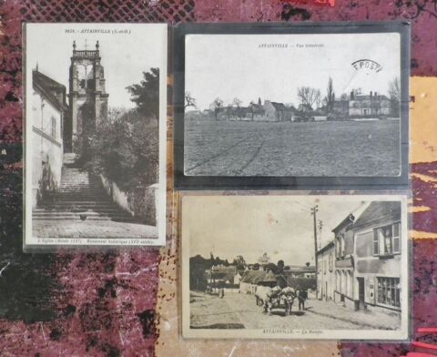 LOT DE 3 CARTES POSTALES ATTAINVILLE 15 Attainville (95)