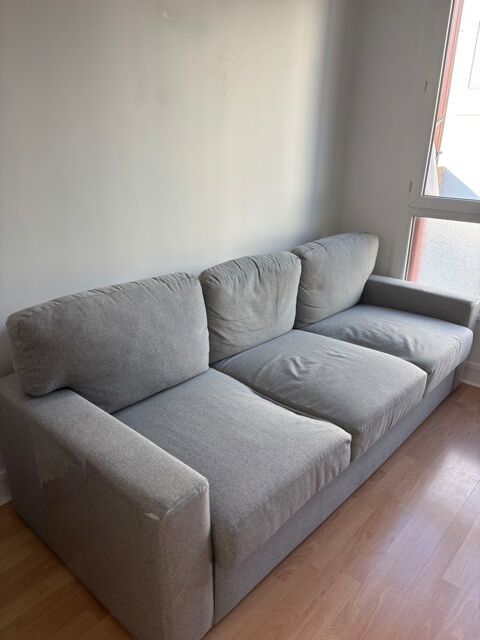 Canap Barslov Ikea gris 350 Vanves (92)