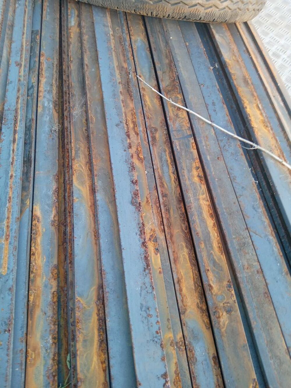 barre de feraille pleine plate Bricolage