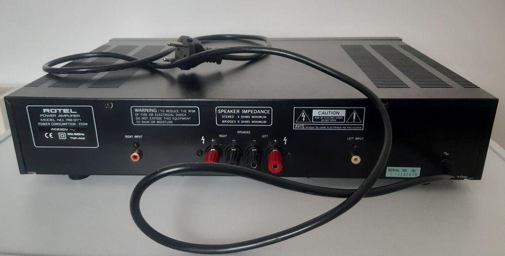 ensemble pr&eacute;ampli et ampli Rotel RC971/RB971 Audio et hifi
