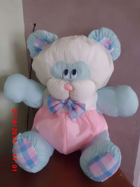 OURS PUFFALUMP BLANC BLEU ET ROSE 19 Oignies (62)