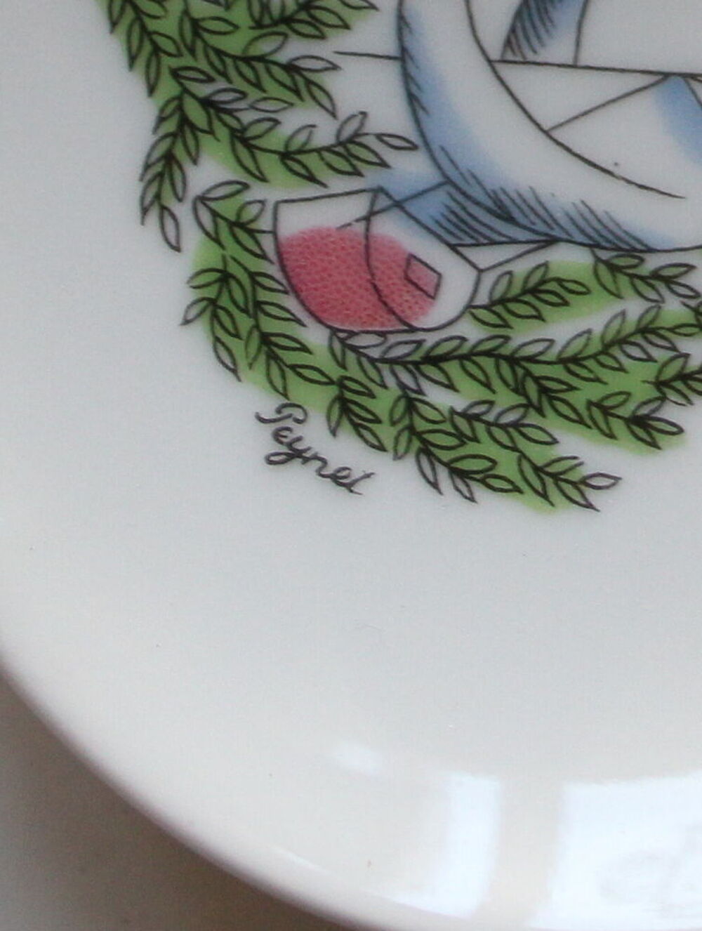 Coupelle vide poche Les amoureux de PEYNET porcelaine Rosent Décoration