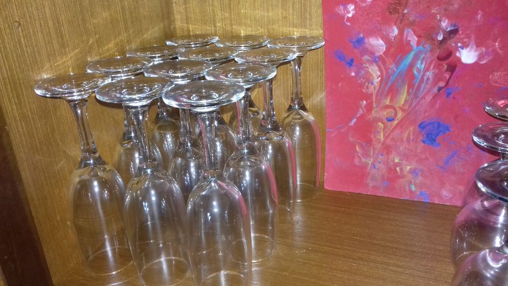 SERVICE DE VERRES Décoration