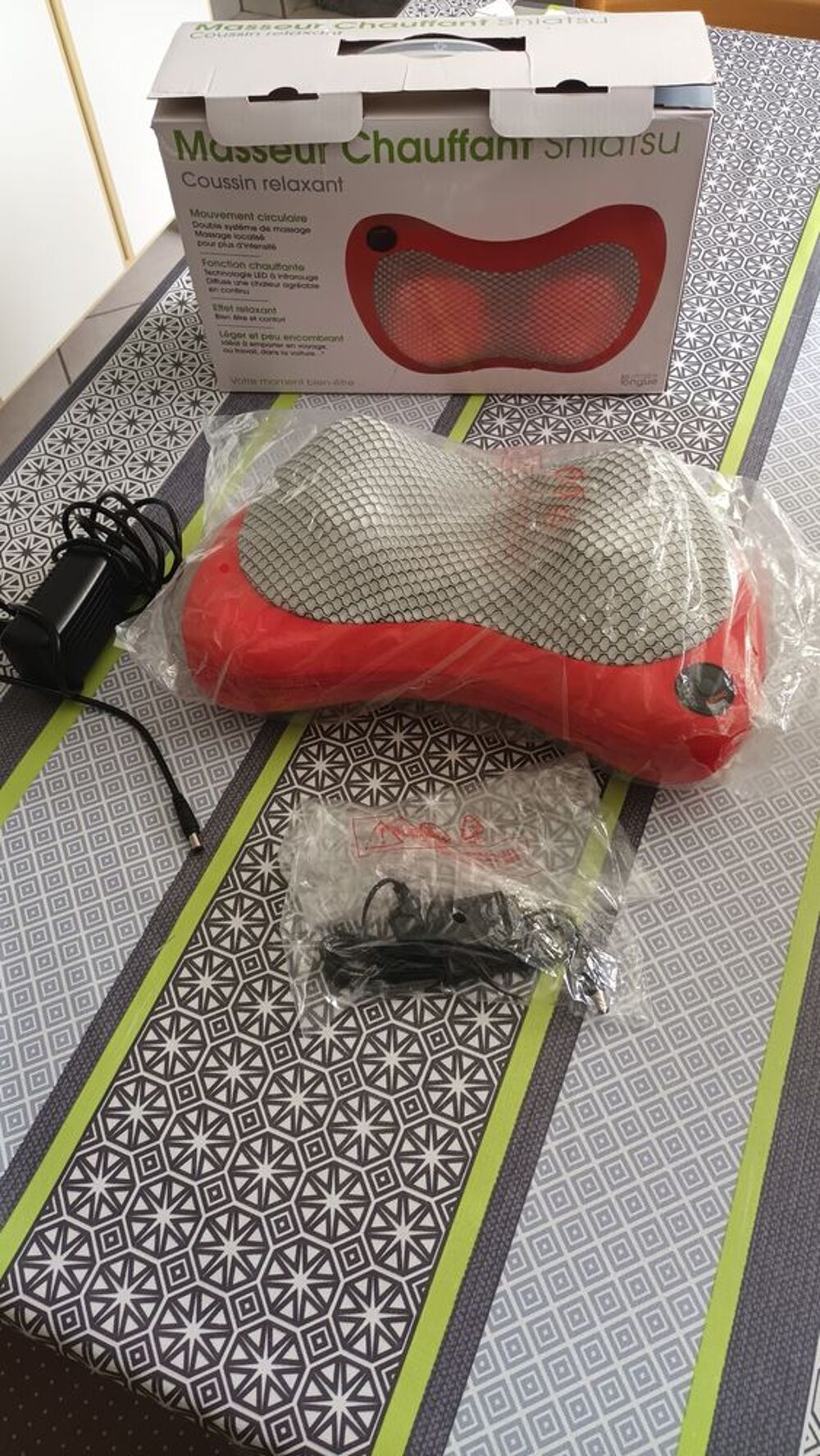 Masseur chauffant nomade Electroménager