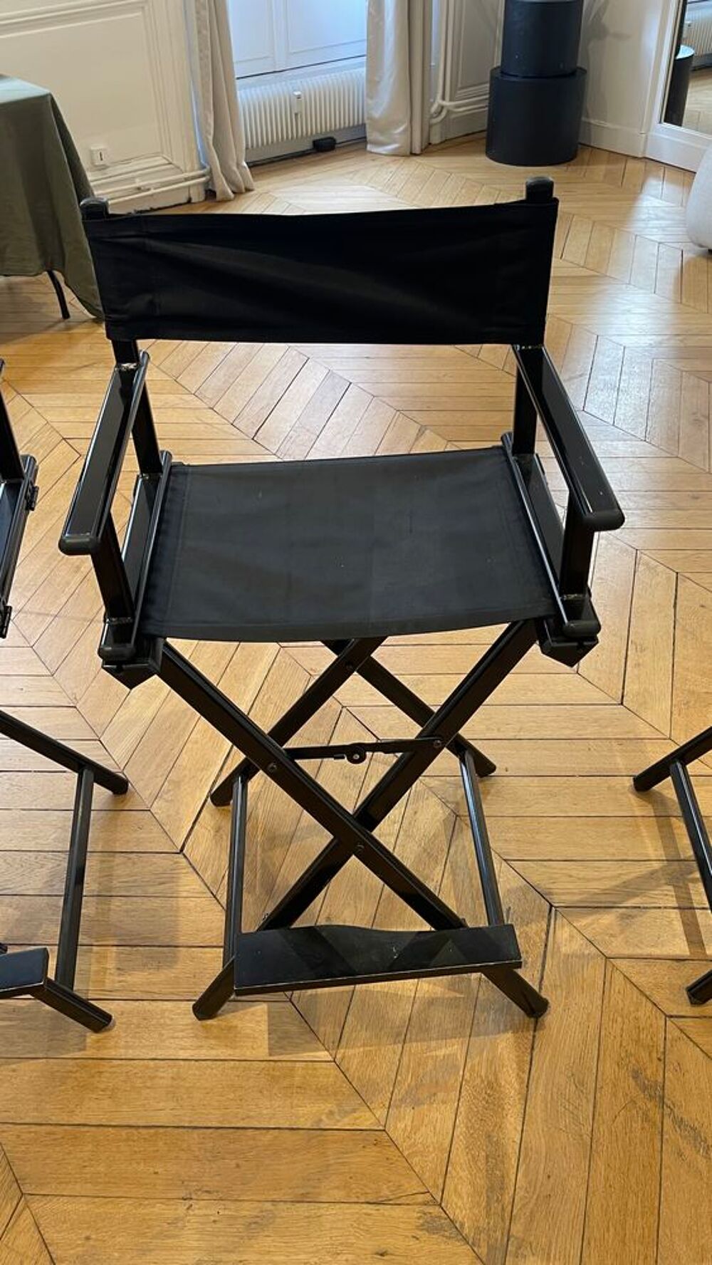 Lot de 3 chaises de maquillage pliantes Meubles