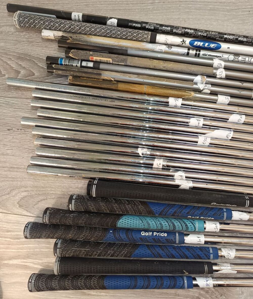 Shafts de Golf en Acier &amp; Shafts de Driver en Graphite TBE Sports