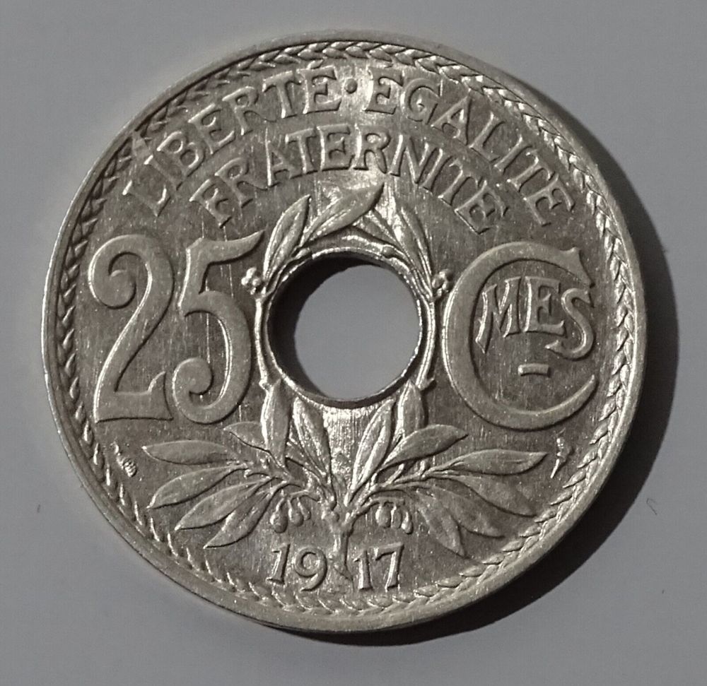 25 Centimes LINDAUER Cmes SOULIGN&Eacute; 1917 TTB/SUP. 