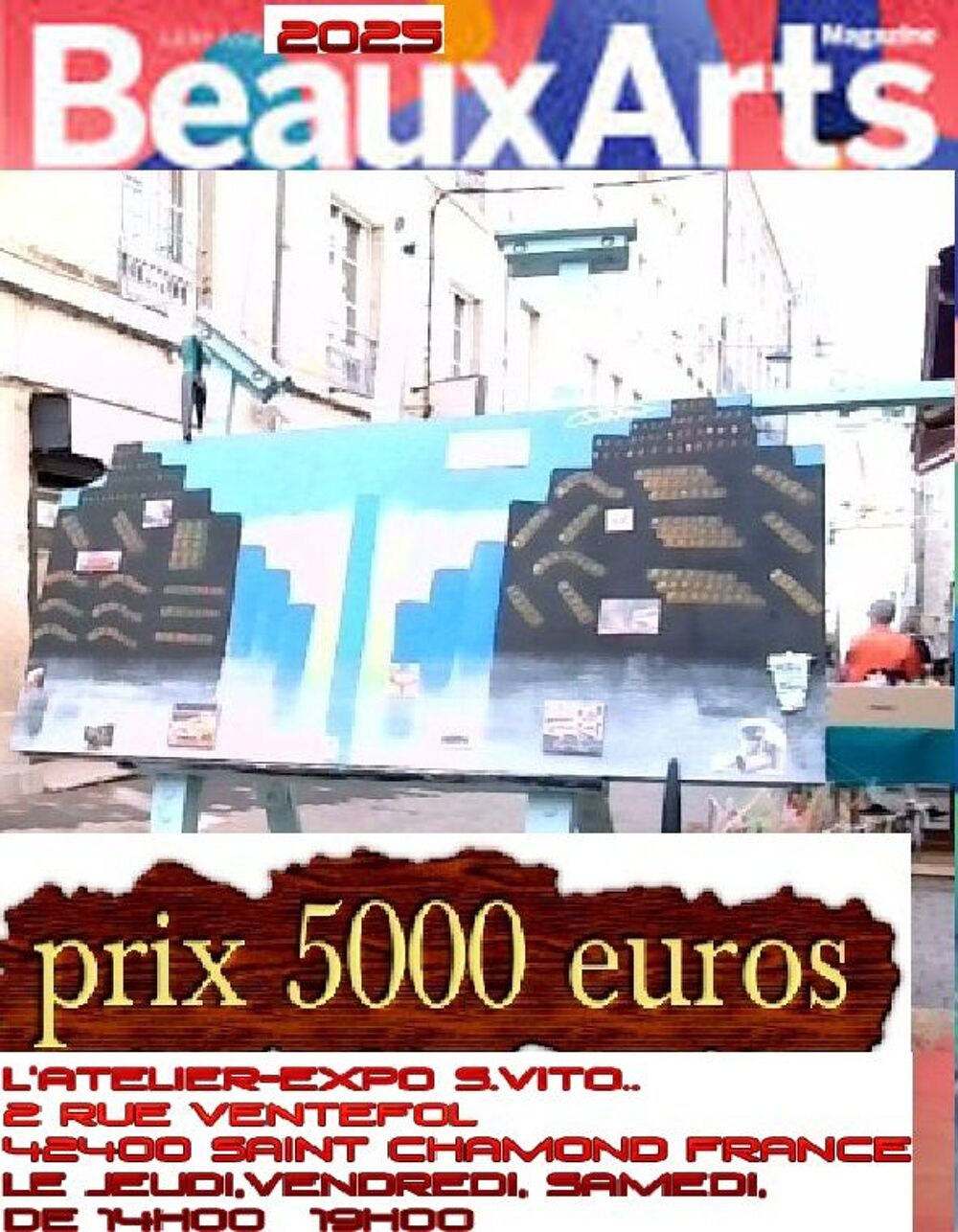 SaisisseEchange Oeuvres d'art contz le titre de votre objet. Décoration