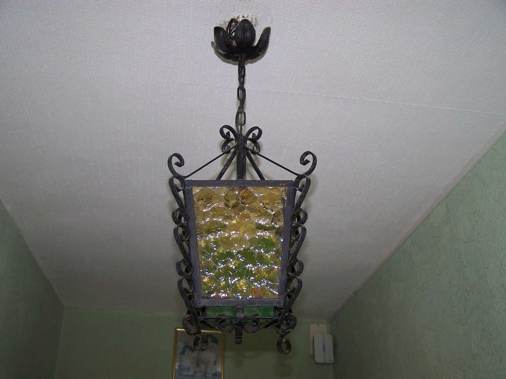 lustre verre Décoration