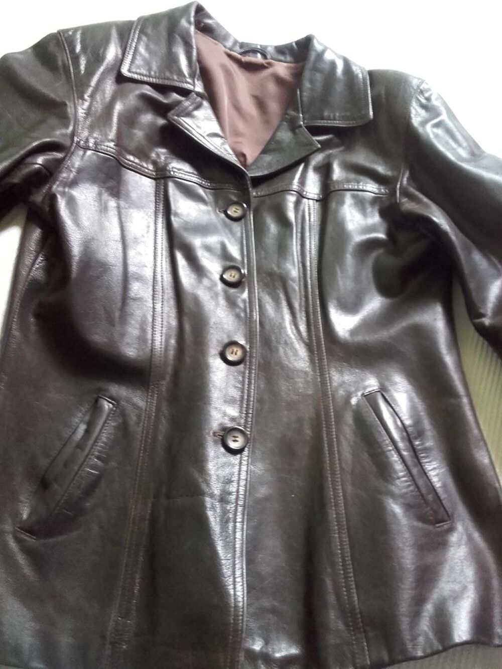 veste cuir Vêtements