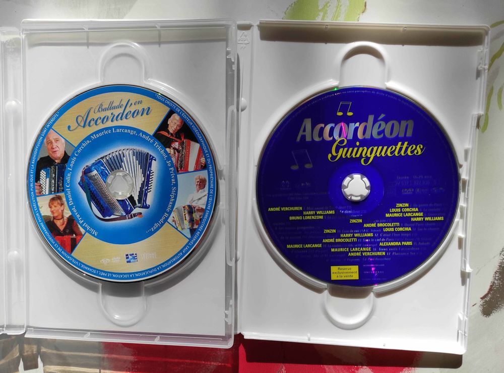 2 DVD Accord&eacute;on Musette &amp; Guinguettes DVD et blu-ray