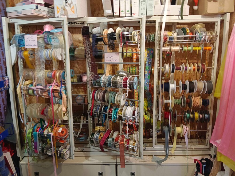 pr&eacute;sentoir pour ruban et mercerie Bricolage