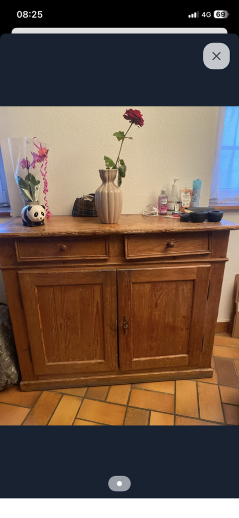 Buffet en bois 2 portes 2 tiroirs 60 Erstein (67)