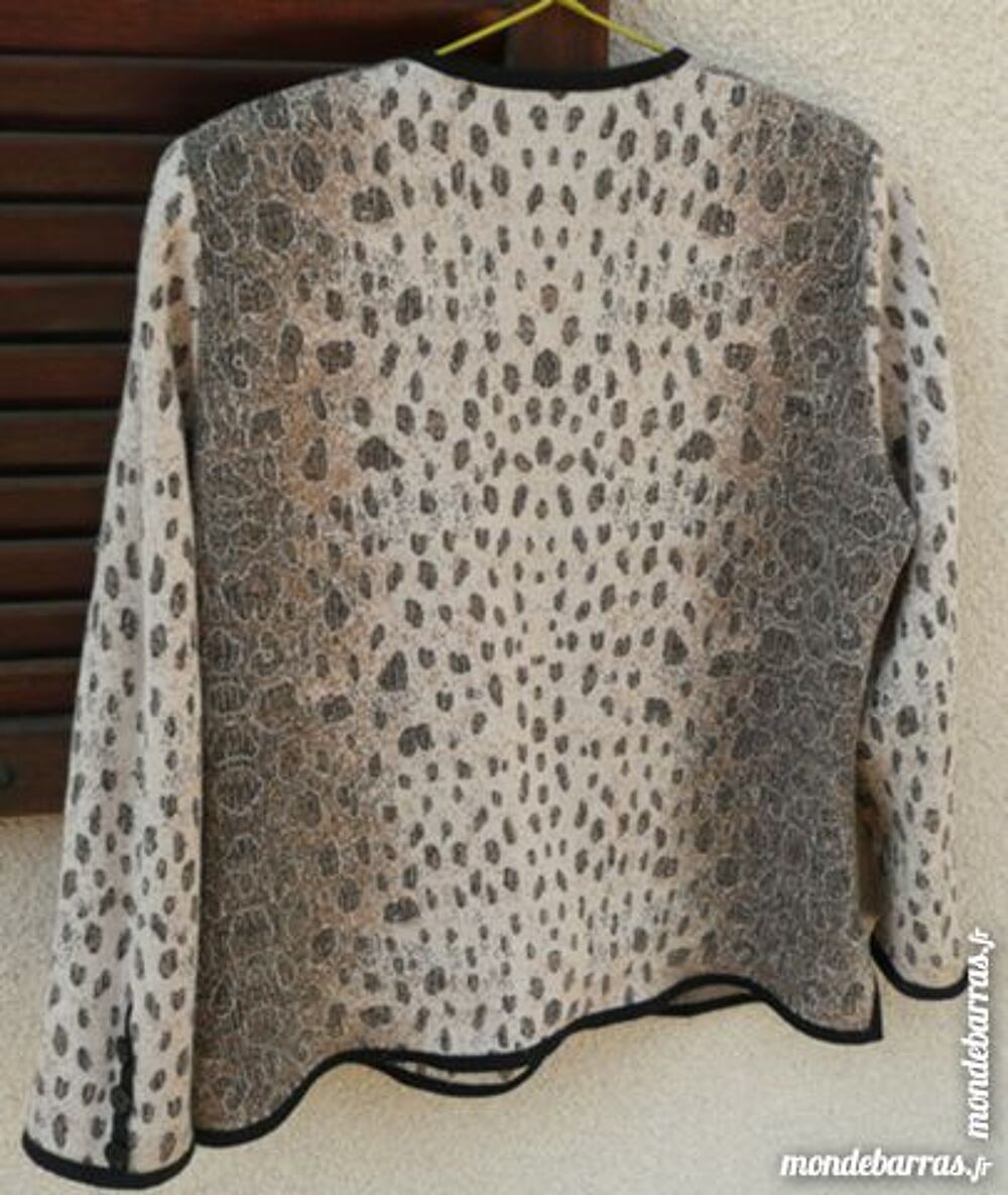 VESTE femme impression l&eacute;opard taille 44 Vêtements