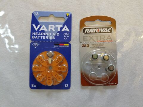 Ensemble de piles Varta ZA13 (X8) + Rayovac type 312 (X3) 8 Manom (57)