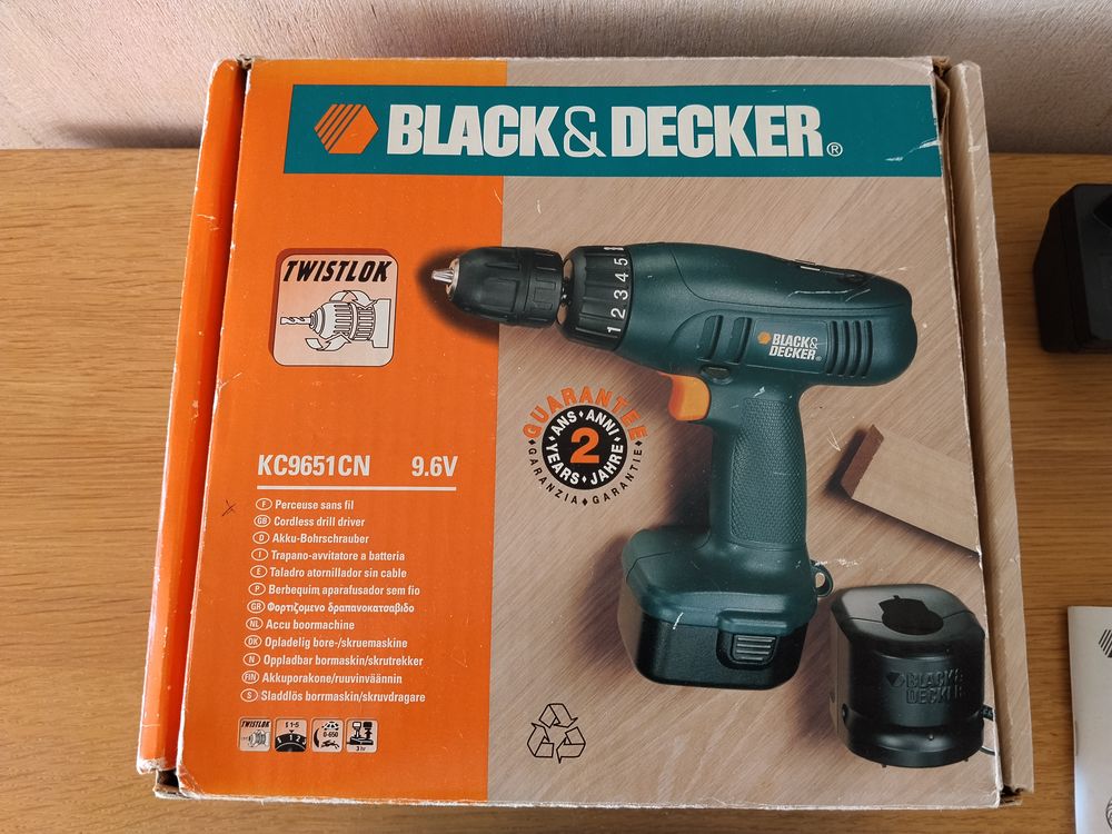 Perceuse sans fil Black &amp; Decker Bricolage
