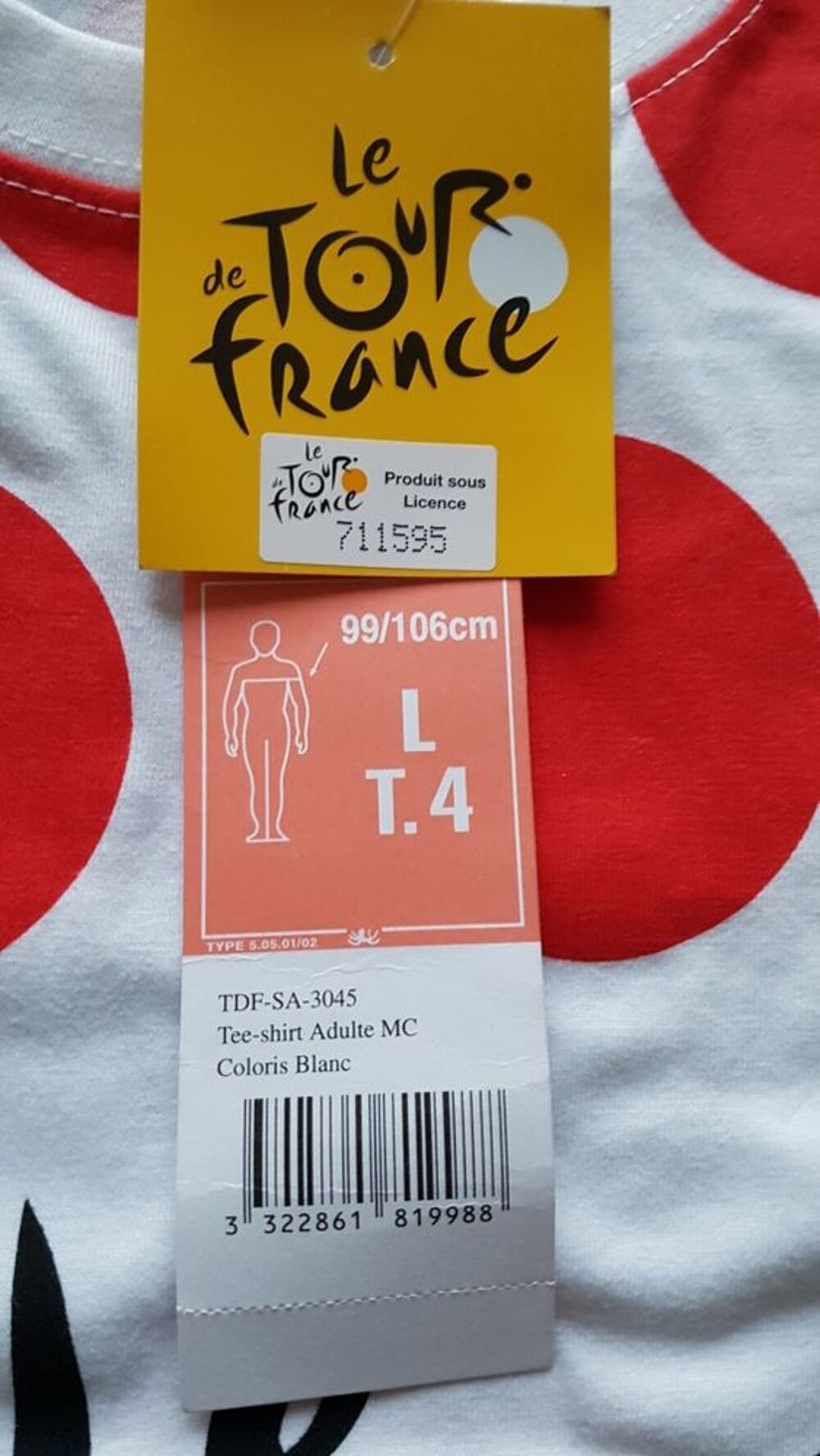 TEE - SHIRT A POIS Vélos