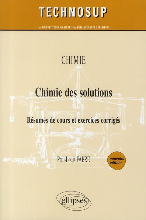 Chimie ; chimie des solutions ; licence pharmacie 22 Amiens (80)