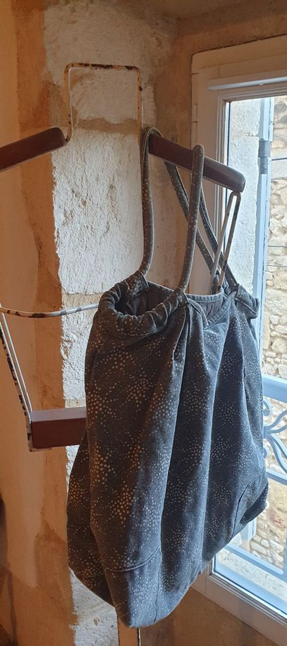 GRAND SAC GRIS COMPTOIR DES COTONNIERS Maroquinerie
