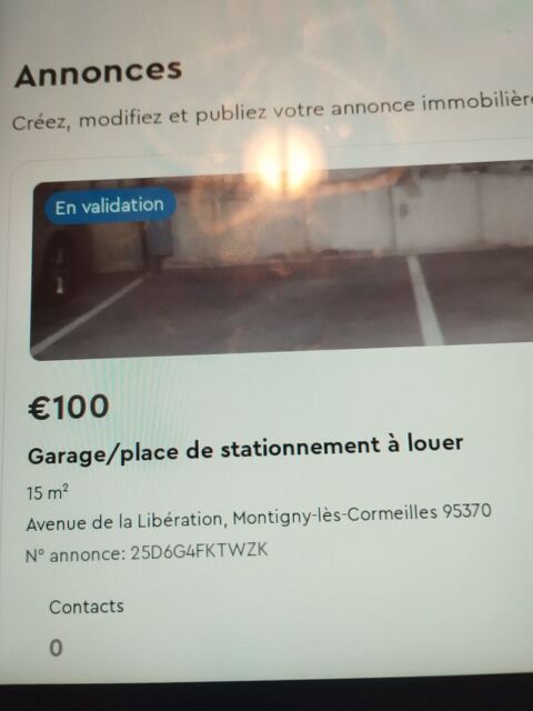  Parking / Garage � louer 15 m�