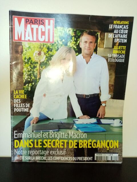 Paris Match N 3720 du 20/08/2020 - Emmanuel et Brigitte Mac 10 Angers (49)