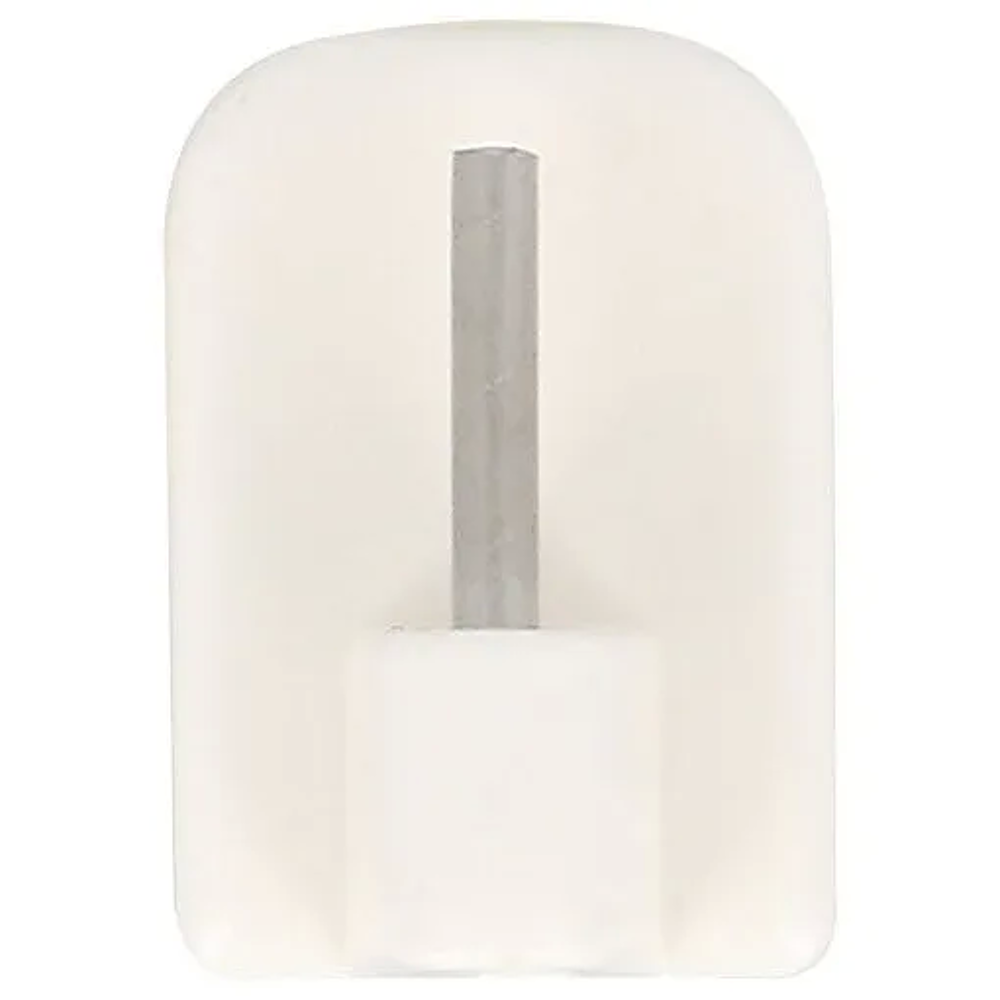 4 pitons adh&eacute;sifs blanc Bricolage
