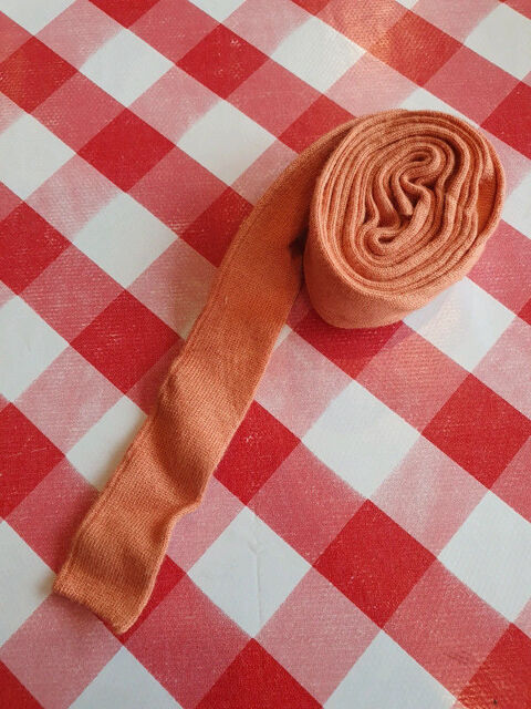 Ceinture en tissu - orange  1 Aubvillers (80)