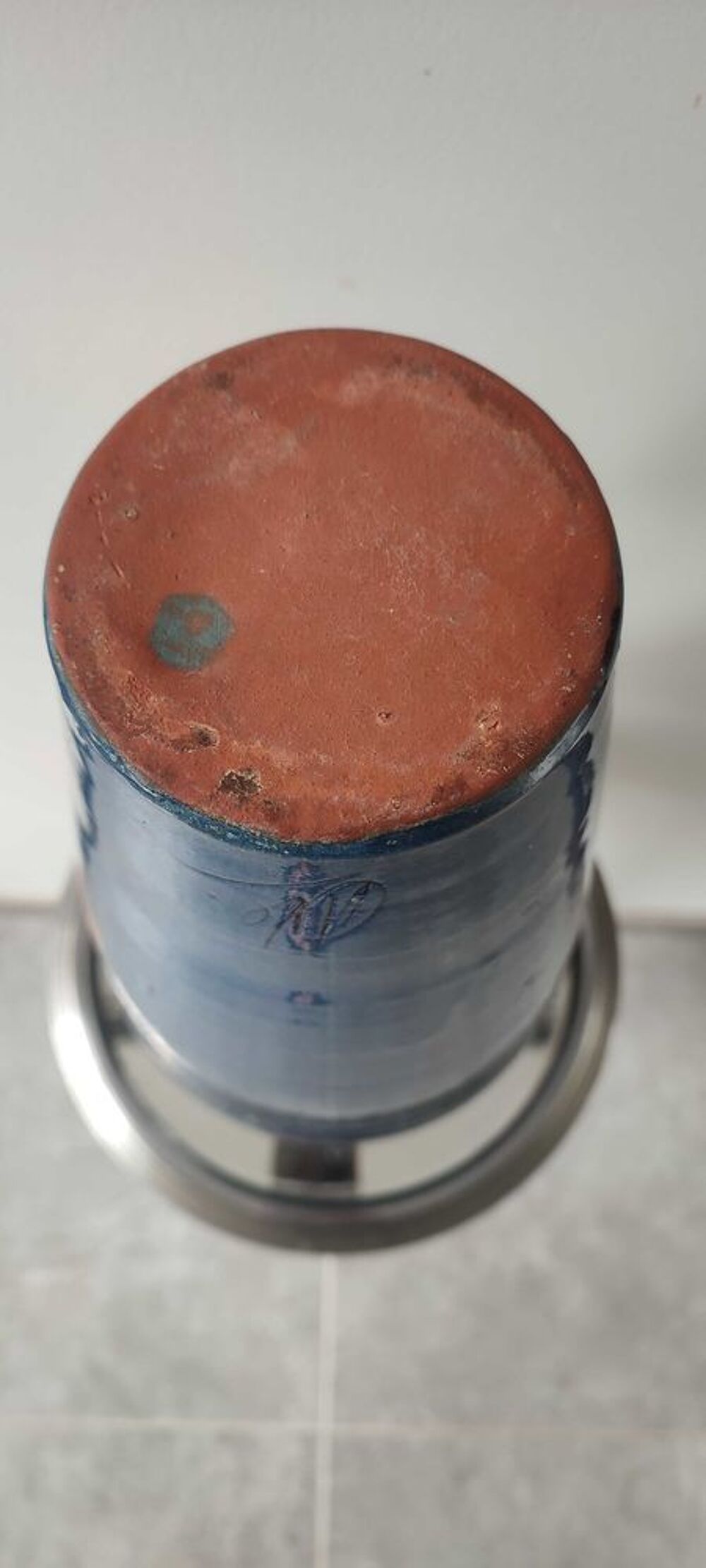 Grand vase c&eacute;ramique de 39 cm Atelier Thomas BUXO (1970) 