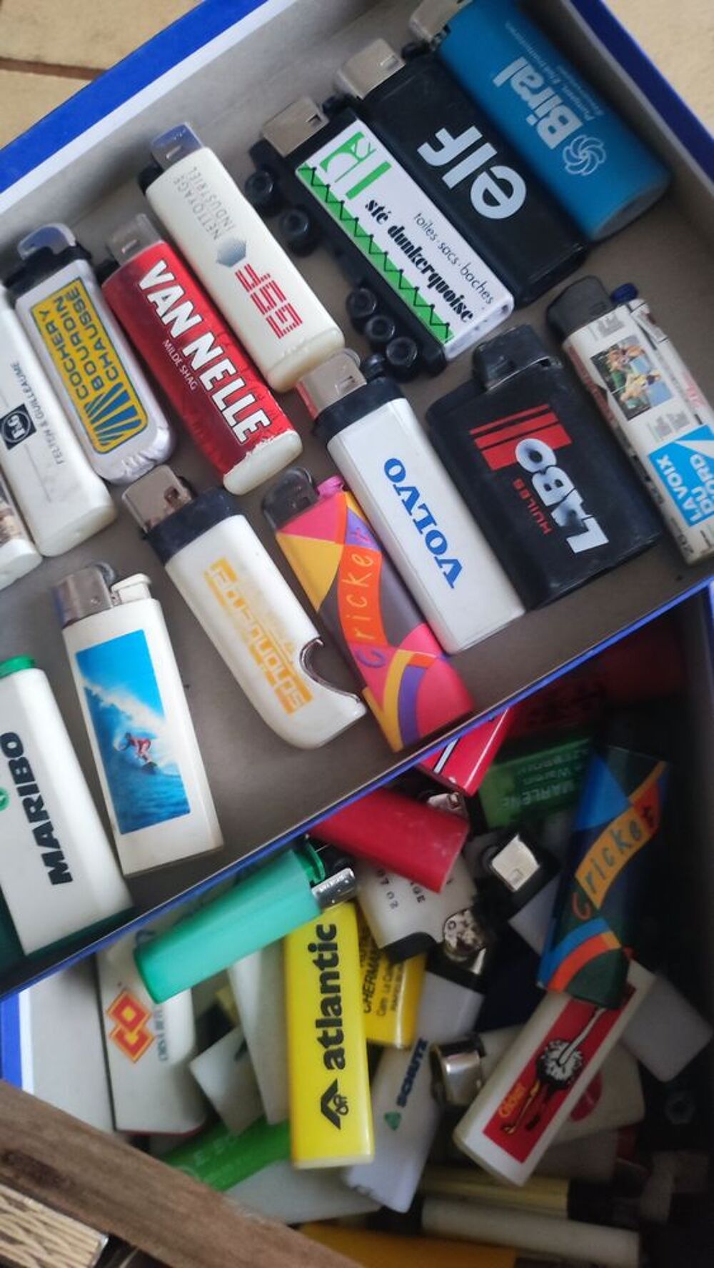 Collection de briquets publicitaire 