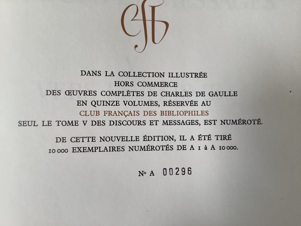 Livres de collection
