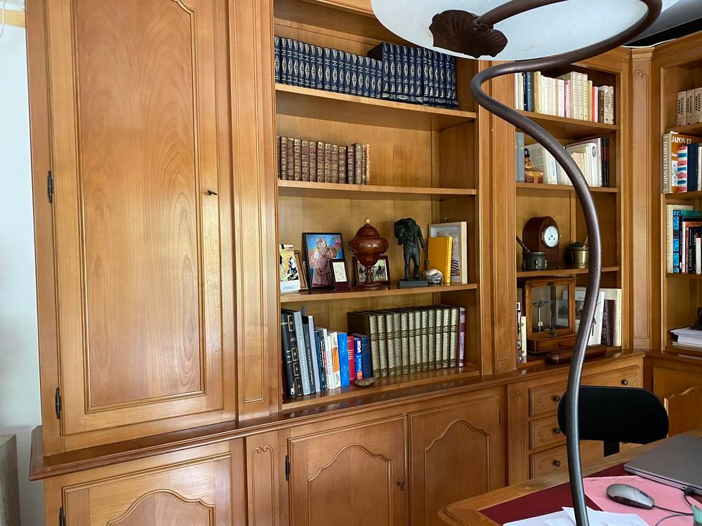Biblioth&egrave;que ch&ecirc;ne massif Meubles