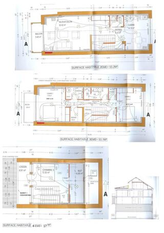  Duplex/triplex  louer 7 pices 123 m